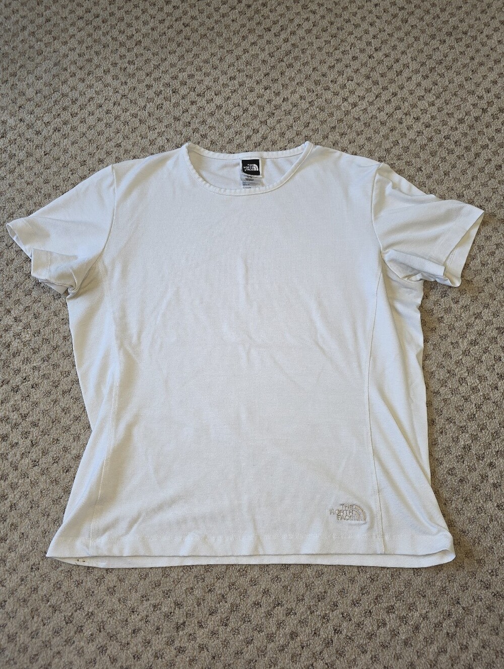 The North Face Vaporwick White Short Sleeve Crew Tee
